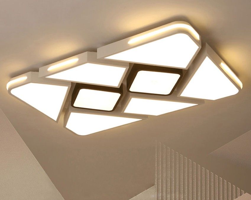Plafoniere Led A Soffitto Moderno Dimmerabile : Acquista plafoniere a soffitto con superficie bianca nera
