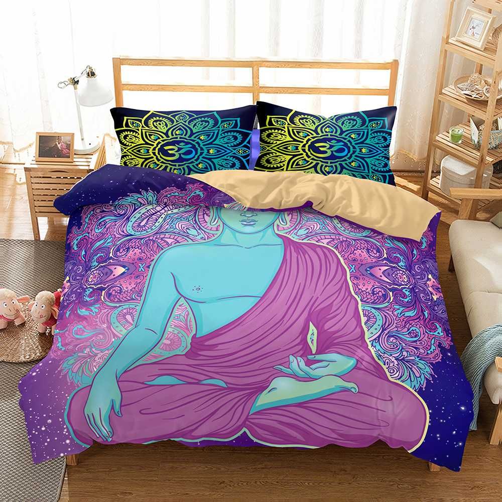 Fanaijia Big Buddha Bedding Set Queen Size 3d Duvet Cover With Fanaijia Big Buddha Bedding Set Queen Size 3d Duvet Cover With Pillowcases King Twin Bed Bedline Covers From Diaolan