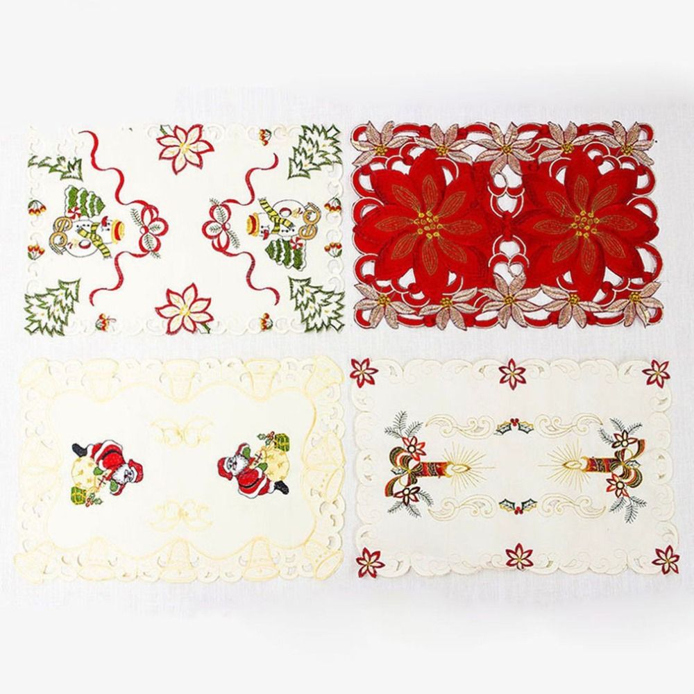 Tischset Besteckmatte Weihnachtsdekoration Tischdekoration Weihnachtsdekoration Tischset Großhandel Dropshipping