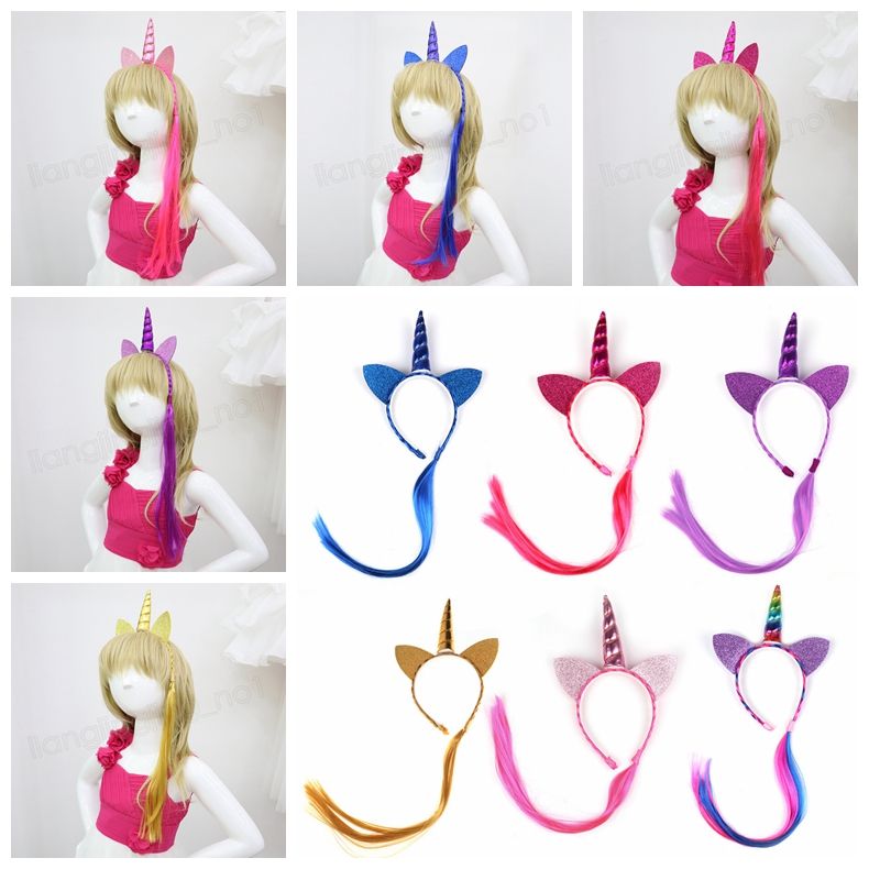 Acheter Halloween Licorne Filles Bâtons De Cheveux Performance Des Enfants Boucle Tête De Citrouille Sorcière Bandes De Décoration Sticks Accessoires De