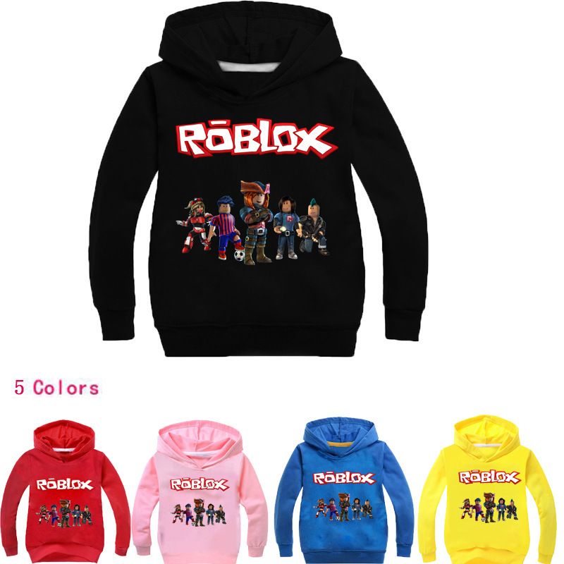 Kids Clothing Shoes Accs Boys Girls Kids Roblox Cartoon Spring Fall Long Hoodies Sweatshirts Pullover Boys Clothing Sizes 4 Up Wvpd Org - boy s clothing roblox