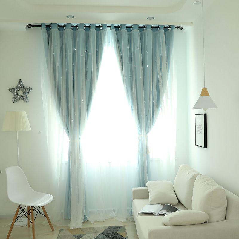 Compre Cortina De Doble Capa Para Salón Comedor Dormitorio ... Compre Cortina De Doble Capa Para Salón Comedor Dormitorio ...