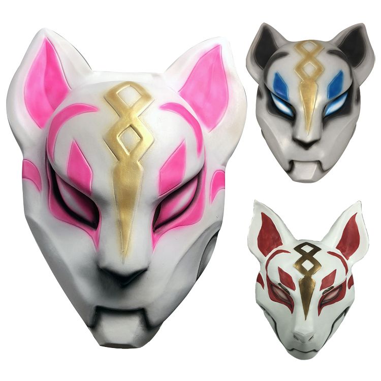 kupit optom fortnite fox mask halloween party cosplay toys 3 dizajna naturalnye lateksnye maski dlya hellouina maskaradnye maski detskie igrushki la973 - fortnite fox mask