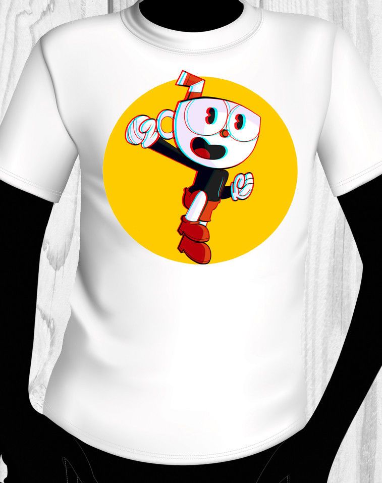 cuphead shirt usa shipping