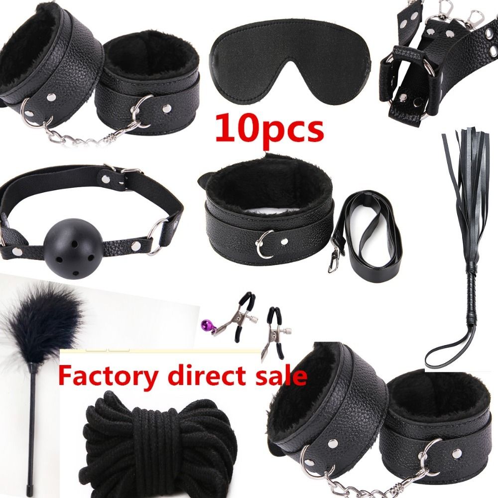 Sexy Lingerie Sex Toy Set Bdsm Sex Bondage Set Hand S Foot Whip Rope