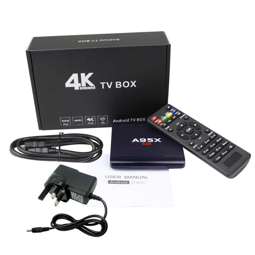 A95X R1 Smart Android7.1 TV Box RK3229 Quad Core 8GB HD 4K*2K WiFi Media Player