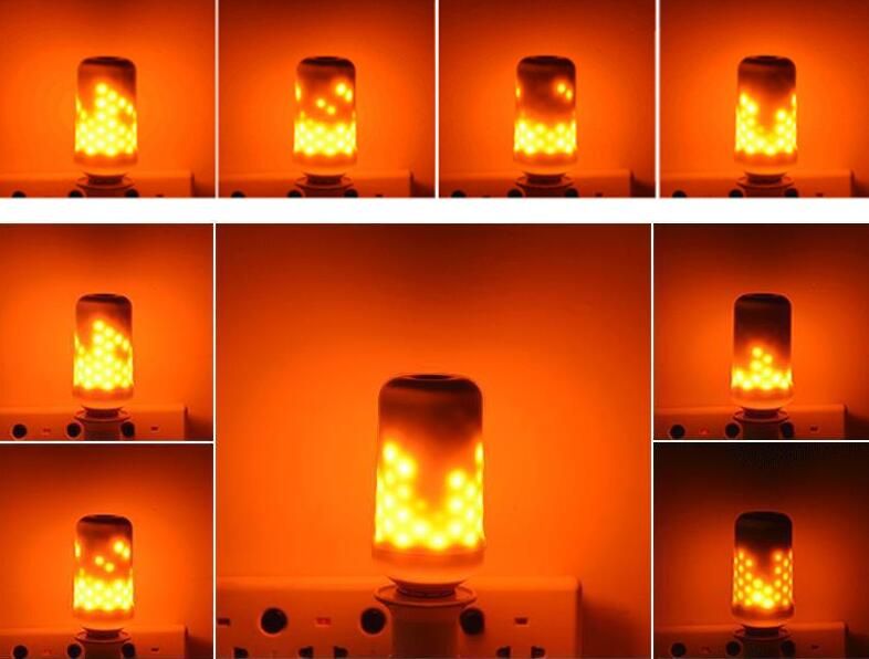 Led Flame Lamp Gravity G Sensor Fake Fire E26 Effect Light Led Flame Lamp Gravity G Sensor Fake Fire E26 Effect Light Bulb 110v 220v Flickering Emulation Lights 5w Decorative