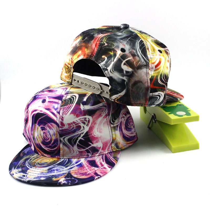 2020 Summer Colorful Painted Baseball Caps Adjustable Dad Hats Hip Hop