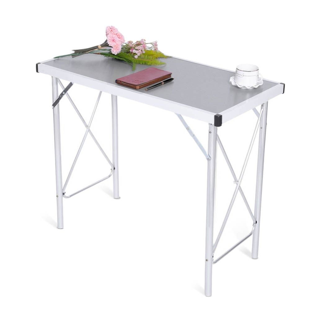 Aluminum Alloy Folding Camping Table Laptop Bed Desk Adjule Tables Bbq Portable Rain Proof For Picnic Working Nb