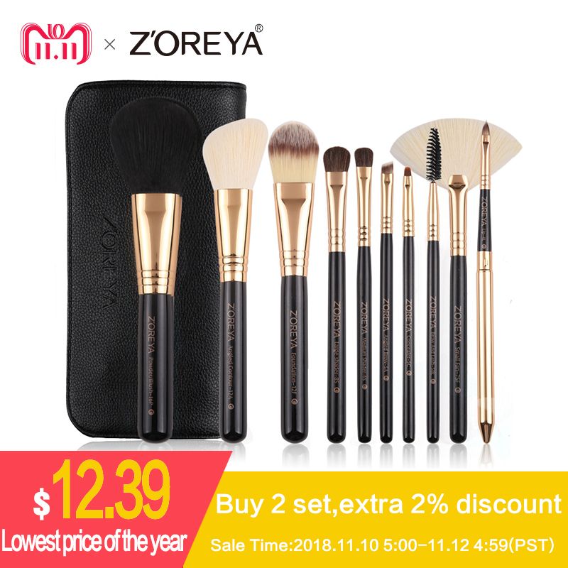 New Makeup Brands 11 Piece Brush Collection E I F Makeup Brushes Sets Dhl Free Shipping Gift