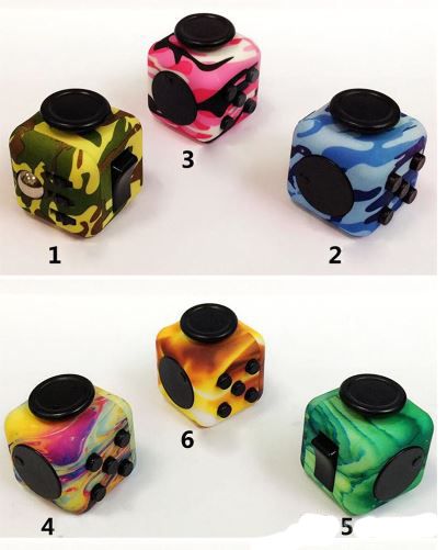 fidget cube leopard print
