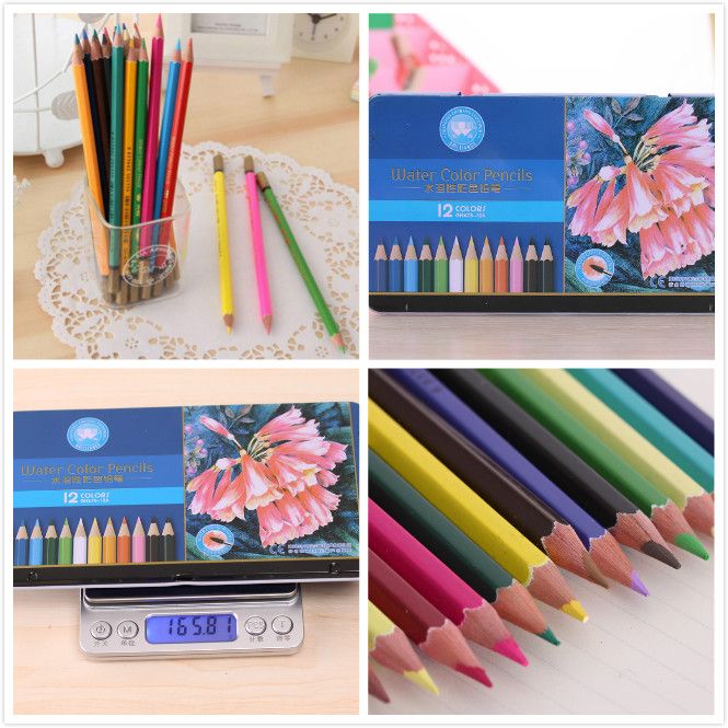 Online Cheap Water Color Pencils Pencil Gift Tin Box Secret Garden Pen Adults Kids Drawing High Quality Free Dhl By Household Shop