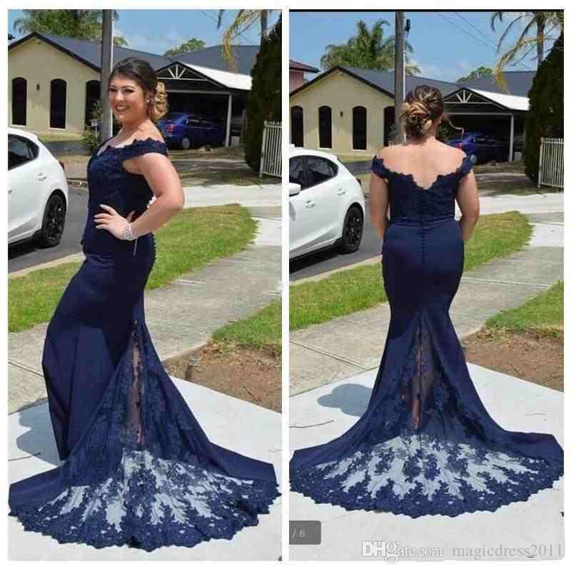 navy blue lace dress plus size