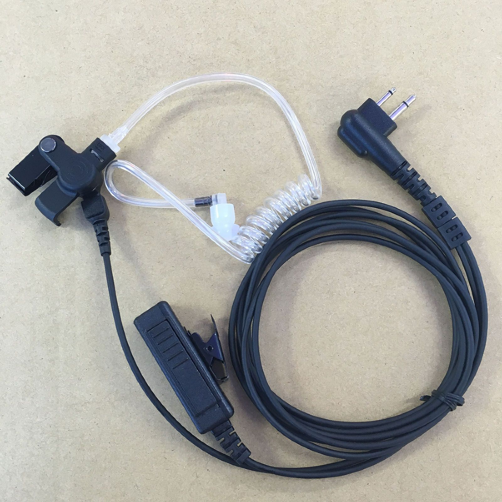 1-wire Surveillance Earpiece For Motorola CP040 CP160 CP200 GP2000 Portable