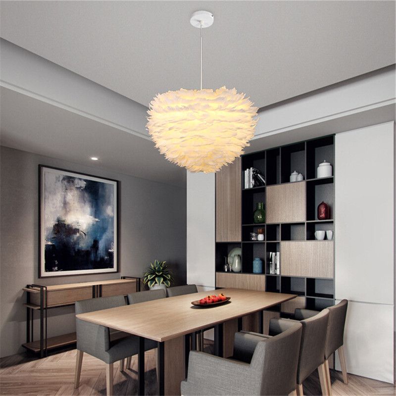 7w 30cm Contemporary Pendant Ceiling Lamp Lampshade White Feather 7w 30cm Contemporary Pendant Ceiling Lamp Lampshade White Feather Light For Home Living Room Decoration Exterior Lights Oil Rubbed Bronze