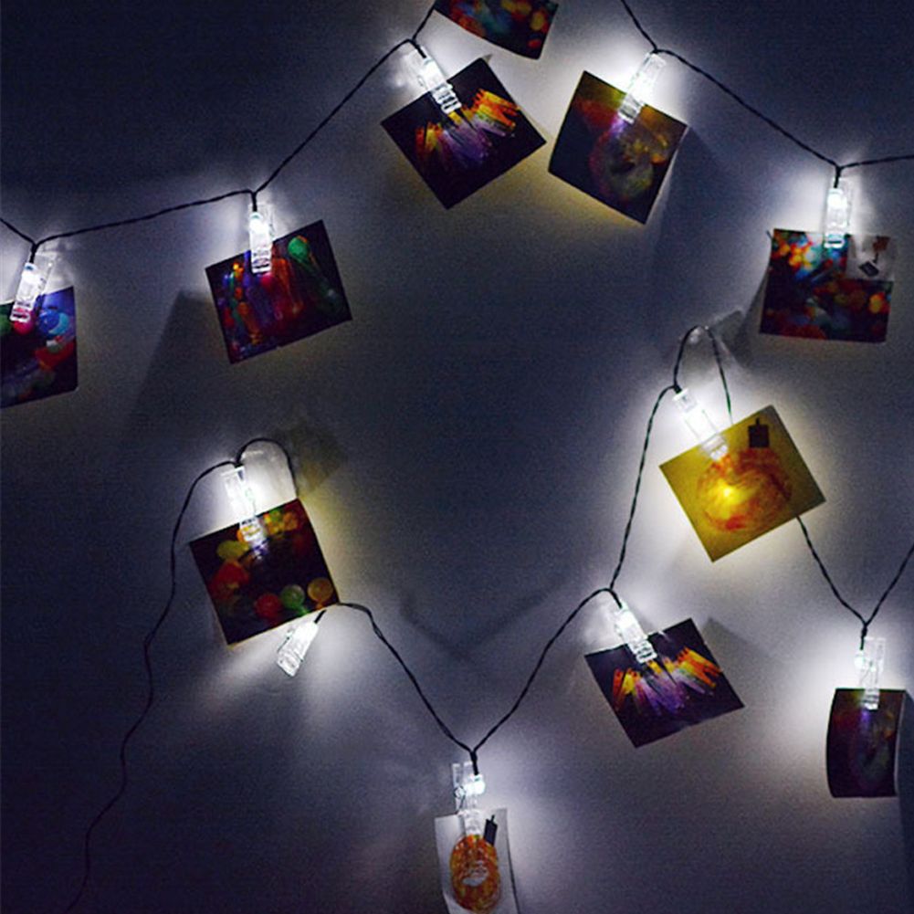 Christmas Decorative Solar Powered Lights 22 Led Clips String Light For Outdoor Home Patio Lawn Garden Xmas Party Wedding String Lights Patio Globe Light