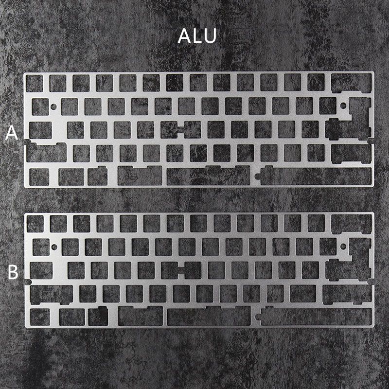 alu plate dz60 plate for diy mechanical keyboard stainless steel