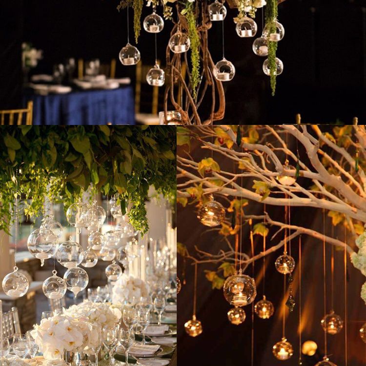 Hanging Glass Globe Mini Candle Holder Bulk Sale, Hanging Glass Ball