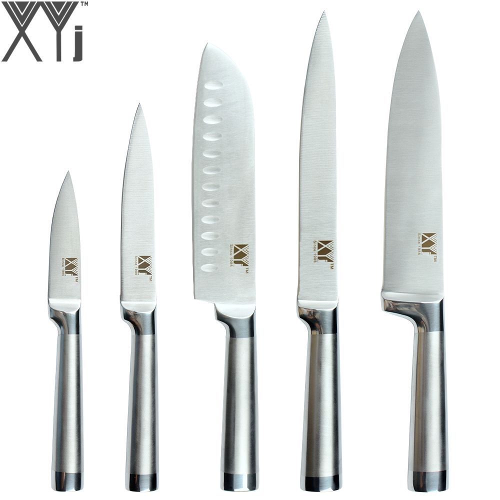 XYj Kitchen Tools Kitchen Knife Set Chef Slicing Santoku Utility