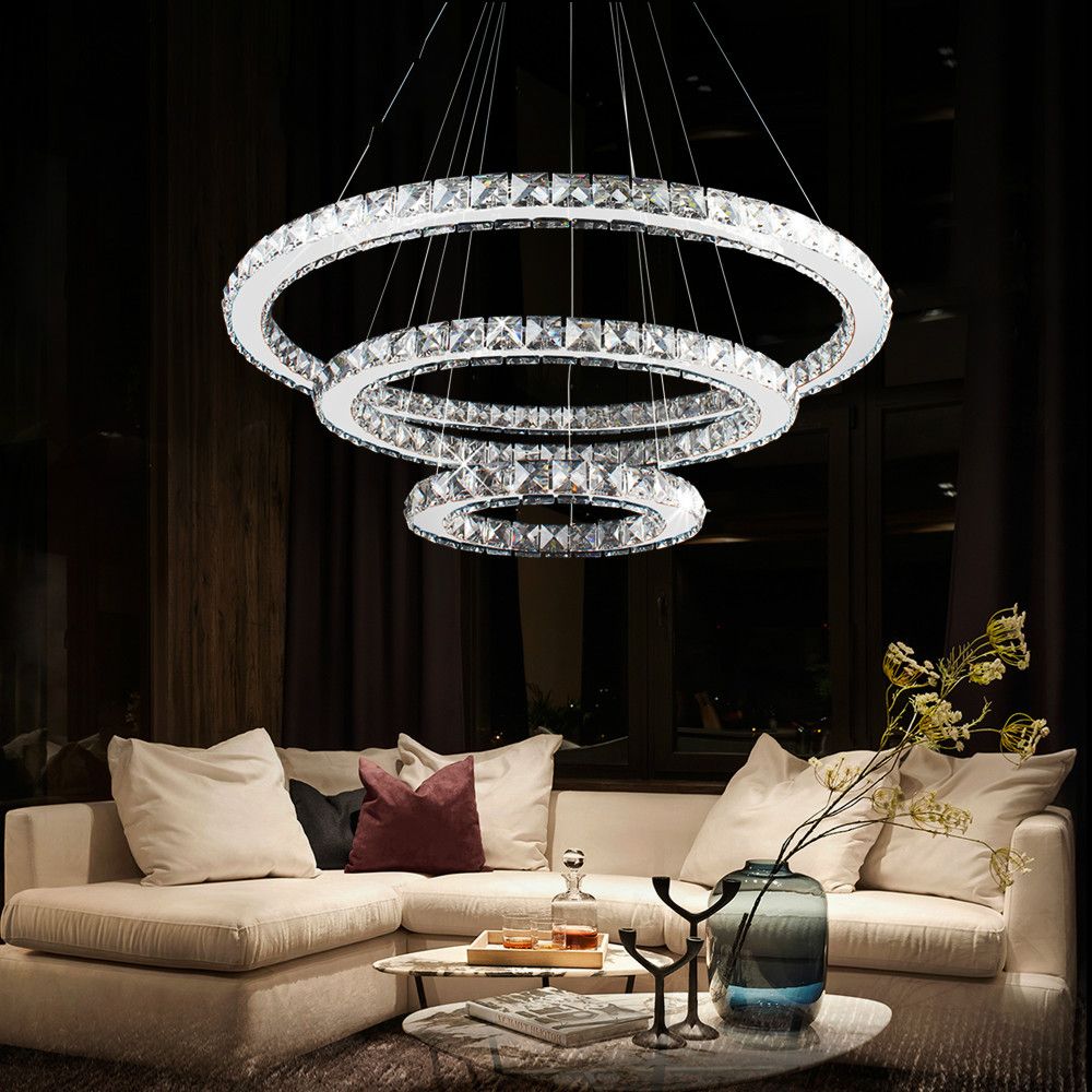 Led kristall kronleuchter moderne ring hängen küche lampe 3/2/1 kreis esszimmer wohnzimmer leuchte Led kristall kronleuchter moderne ring hängen küche lampe 3/2/1 kreis esszimmer wohnzimmer leuchte