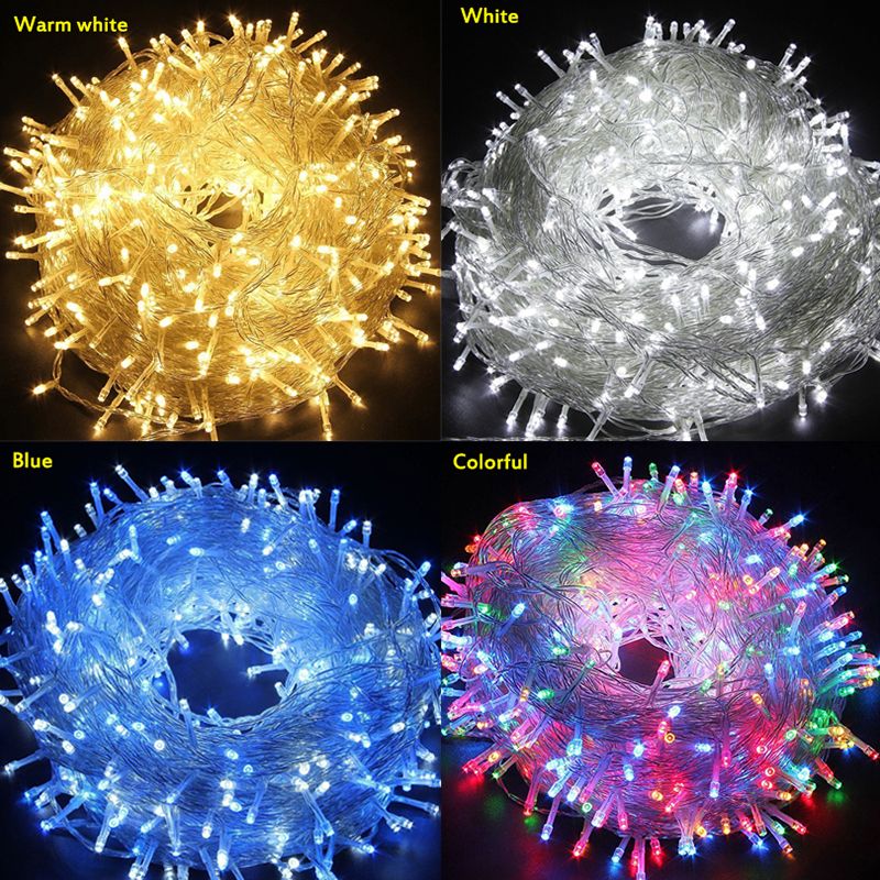 Christmas Led String Lights 10m 20m 30m Outdoor Decorations Lighting