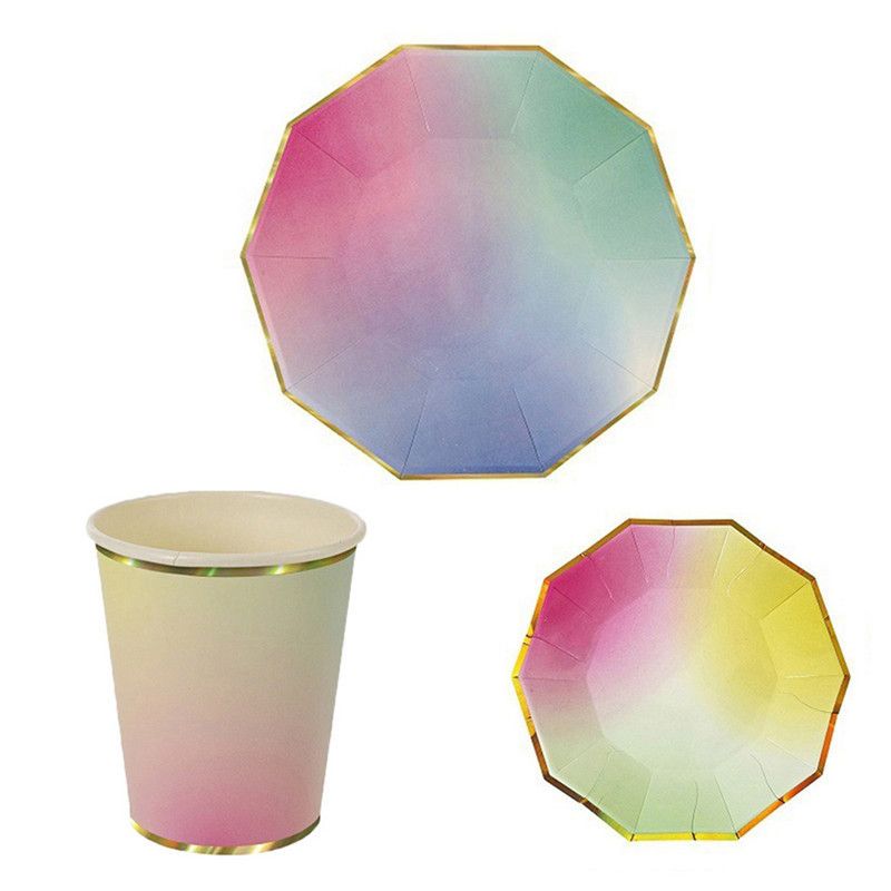 Wholesale Creative Illusive Colored High End Disposable Tableware ... Wholesale Creative Illusive Colored High End Disposable Tableware ...