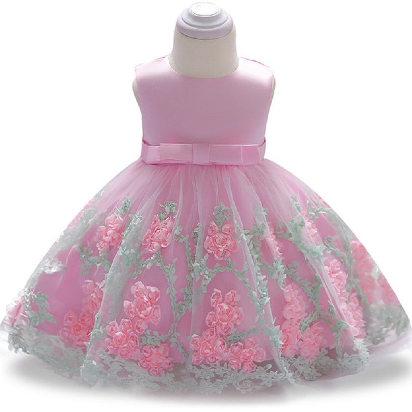 2019 Vestido Neonatal 2018 Summer Baby Girl Dress 1st Birthday Girls
