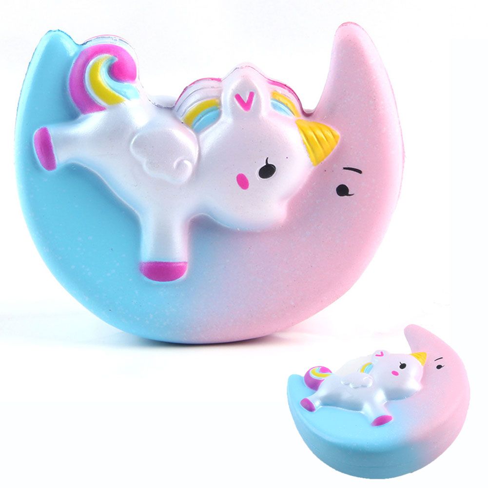 Compre Galaxy  Moon Unicornio Squishy  Kawaii Horse Jumbo 