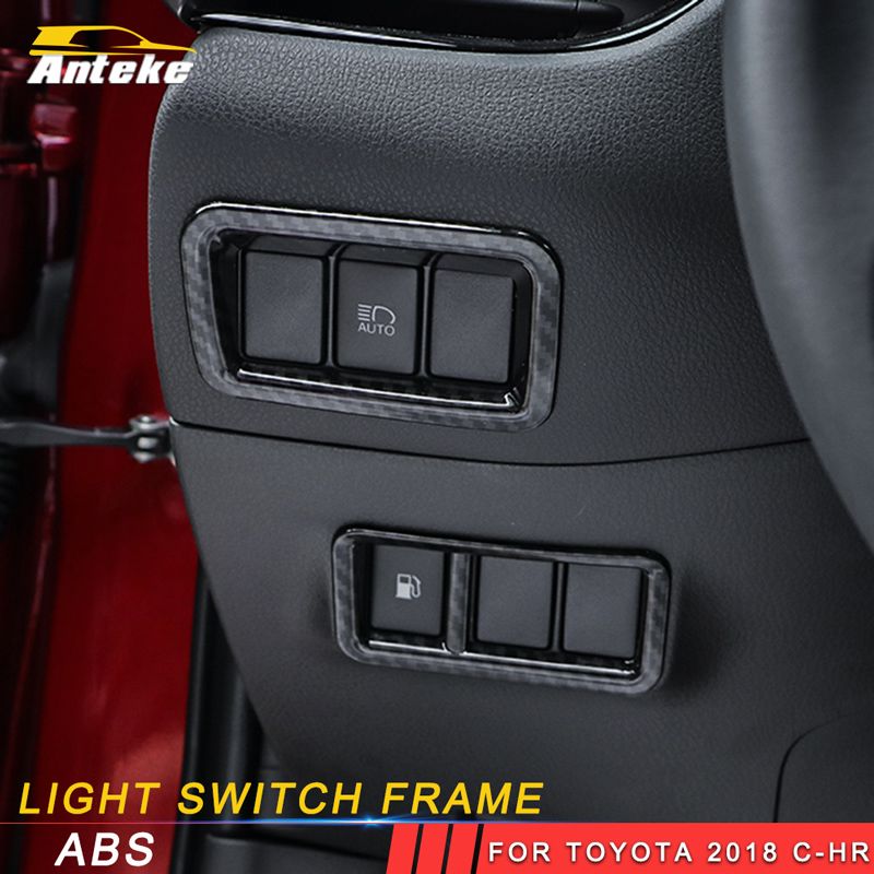 Anteke Auto Car Styling Light Switch Frame Trim Stickers Covers Anteke Auto Car Styling Light Switch Frame Trim Stickers Covers Interior Accessories For Toyota 2018 C Hr Hanging Ideas From