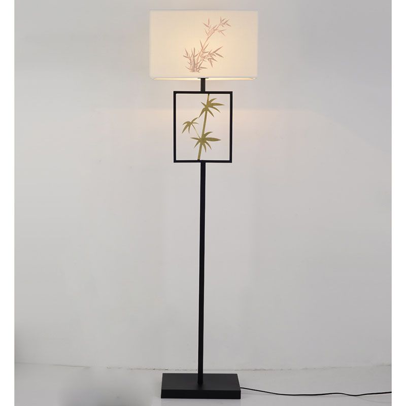 2018 China Floor Lamp Antique Cloth Light Hotel Standing 2018 China Floor Lamp Antique Cloth Light Hotel Standing Modern Retro Hand Painted Bamboo Study Bedroom Home Lighing G409 From James19198