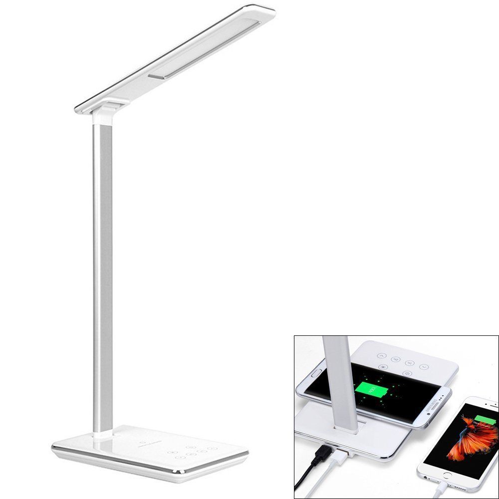 2019 LED Desk Lamp Qi Wireless Charger Pad For Qi Enabled Device