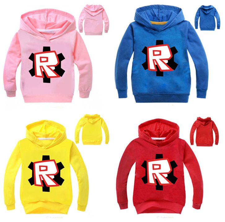 2019 Roblox Autumn Boys Long Sleeved T Shirts Cartoon Roblox Print Cotton Hoodies Girls Sweatshirts Kids Costumes Top Children Jacket Le157 From Kids Gift 6 44 Dhgate Com - hoodie roblox clothes codes boy