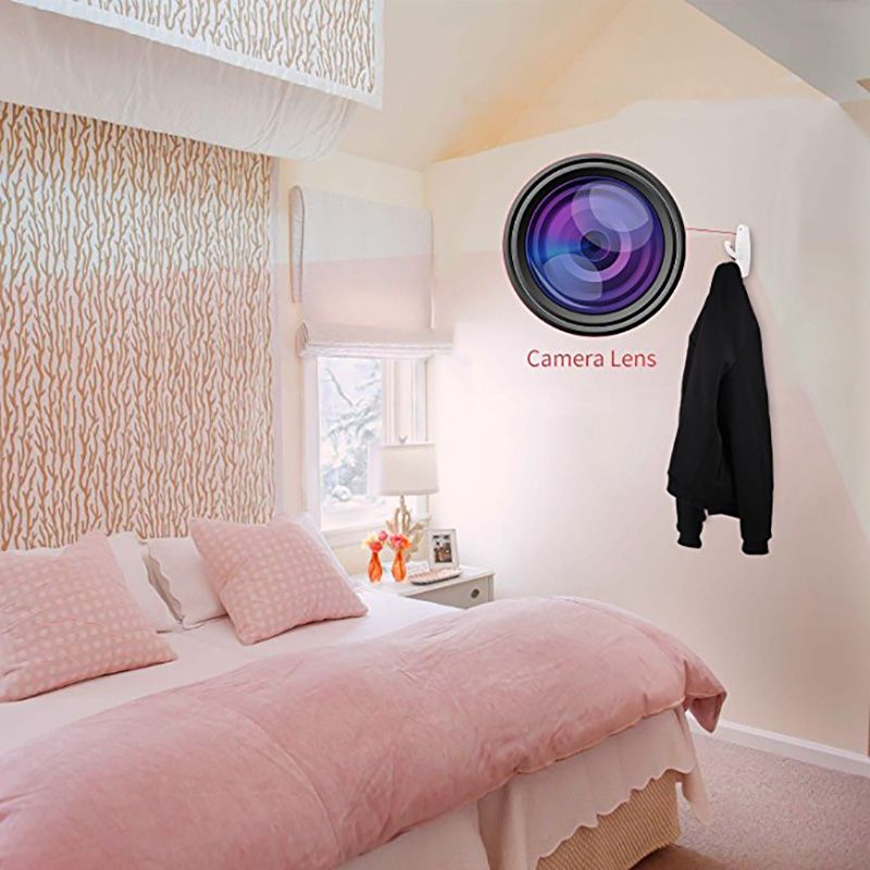 2020 Clothes Hook Camera Clothes Home Security Surveillance Mini
