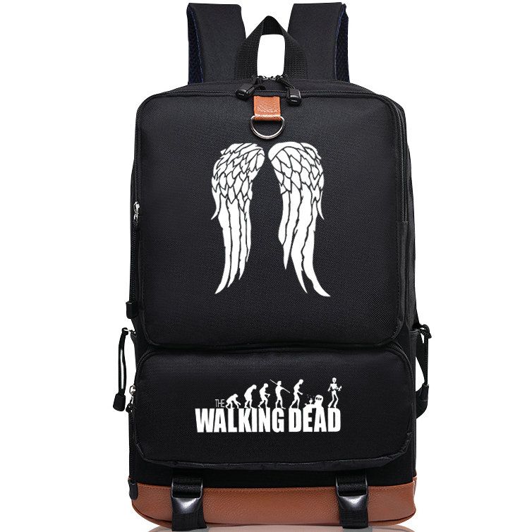 Wing Fly Backpack The Walking Dead Day Pack Popular Tv Play School Wing Fly Backpack The Walking Dead Day Pack Popular Tv Play School Bag Teleplay Packsack Quality Rucksack Sport Schoolbag Outdoor Daypack Running