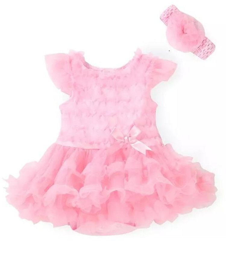 newborn pink dress