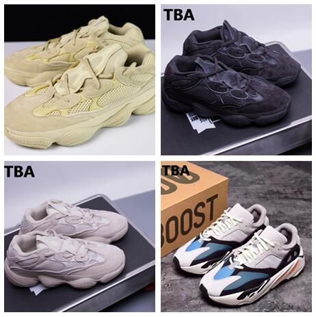 Großhandel 2018 Kanye West Erröten Desert Rat Yung 1 500 700 Großhandel 2018 Herren Laufschuhe 500 Erröten Desert Rat