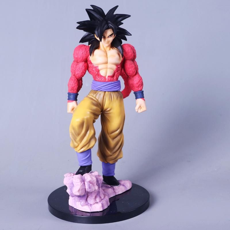 Dragon Ball Z Son Goku Super Saiyan 4 Red Style Battle Edition Pvc Action Figure Kakarotto Collectible Model Toy 265cm