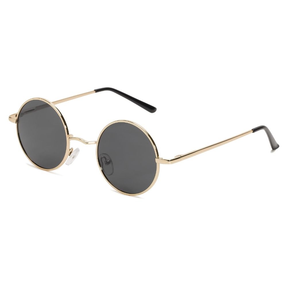 Soleil Marque Femmes Métal Rétro Lunettes Rondes Classique Lennon De Designer Polarisées Petit Vintage John wXZiuOTPk