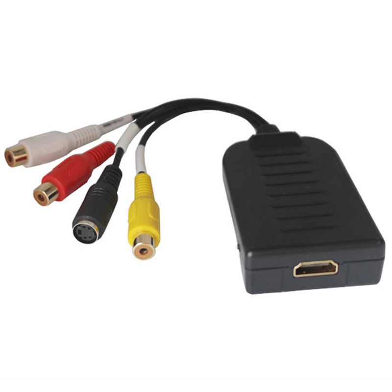 High Quality HDMI To S Video & AV Converter AV SVIDEO Output