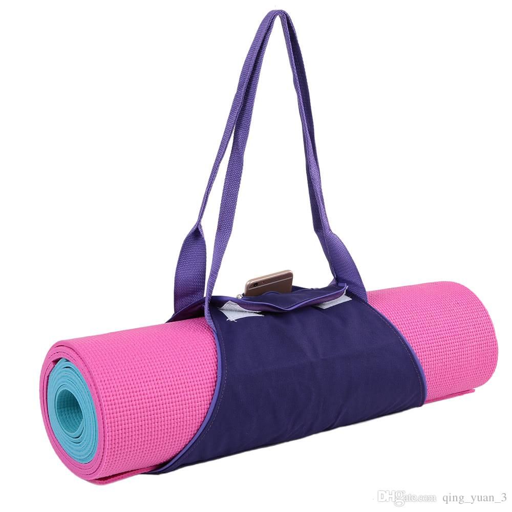 Yoga Mat Carrier Exercise Yoga Mat Bag With Multi Functional Storage ...