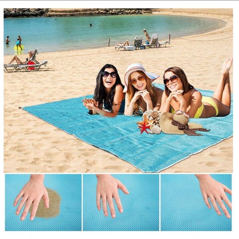 2019 Sand Proof Blanket Sand Free Beach Mat Fast Dry ...