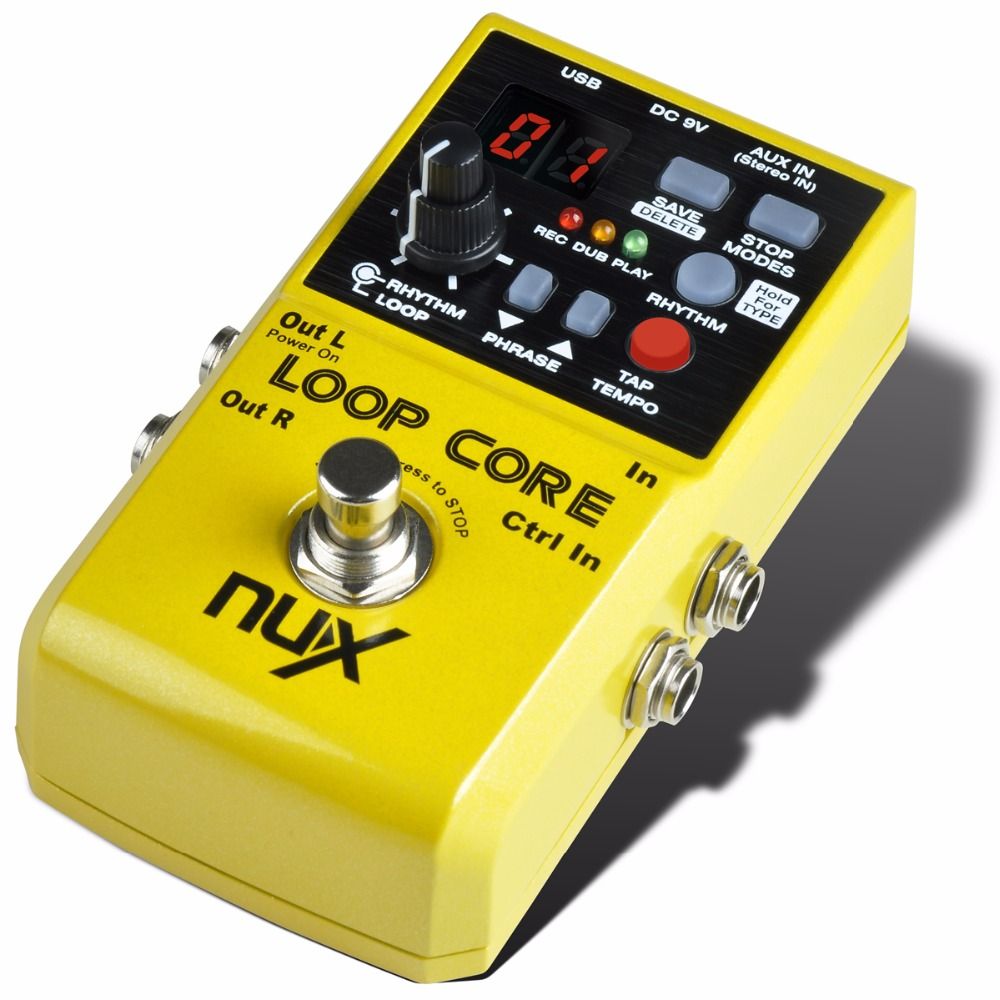 NUX Loop Core Guitar Effect Pedal Guitar Looper Pedal 6 Hours Recording