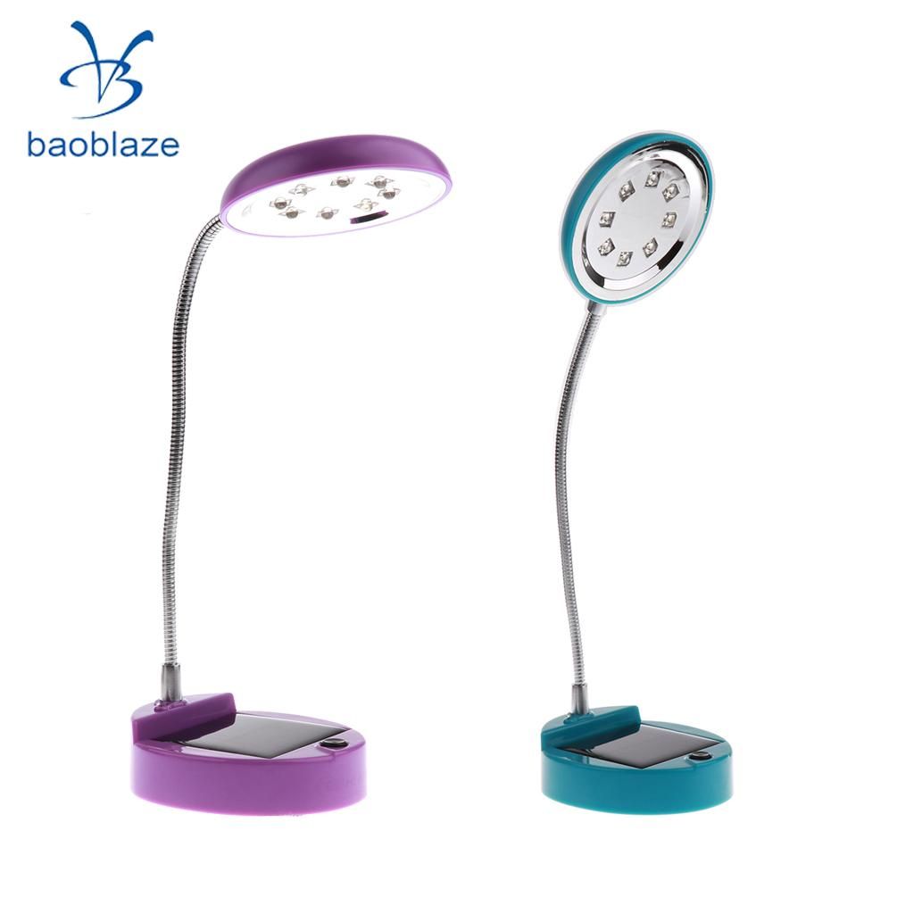 2018 Baoblaze Portable Flexible Gooseneck Style 8 Led Solar Usb 2018 Baoblaze Portable Flexible Gooseneck Style 8 Led Solar Usb Desk Lamp Bedside Reading Light Blue Purple From Happylights 51 29 Dhgate Com