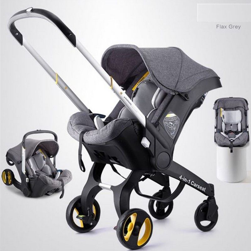 4 In 1 Baby Stroller Kids Cat Newborn Bassinet Cradle Type Child Safety Seat Carriage Basket Free