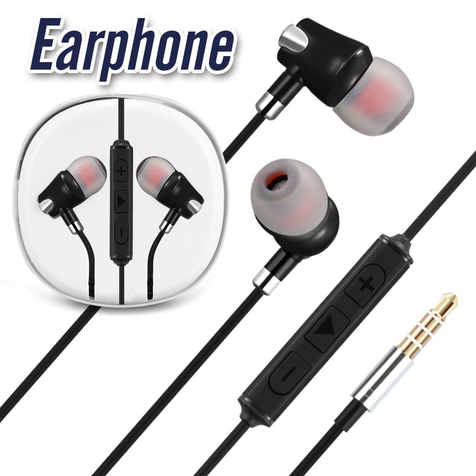 Wired Earphone For IPhone 6 Earphones 3.5MM In Ear Headset With Mic