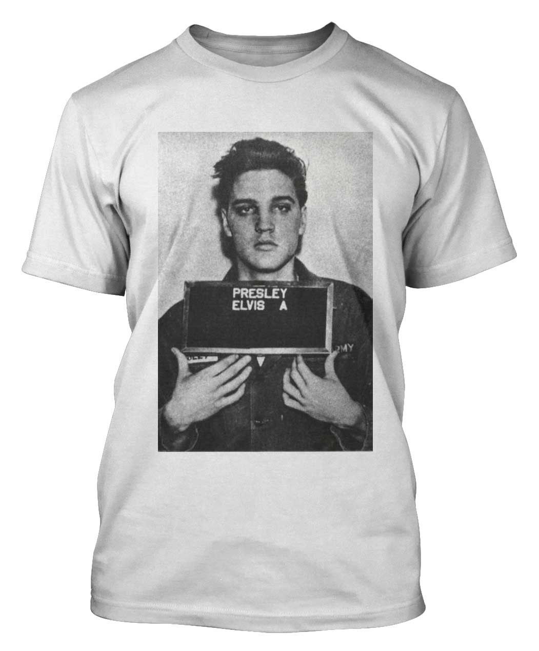 elvis presley mugshot tee