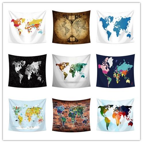 Brick Tapestry Polyester Fabric Wall Hanging Blanket Yoga