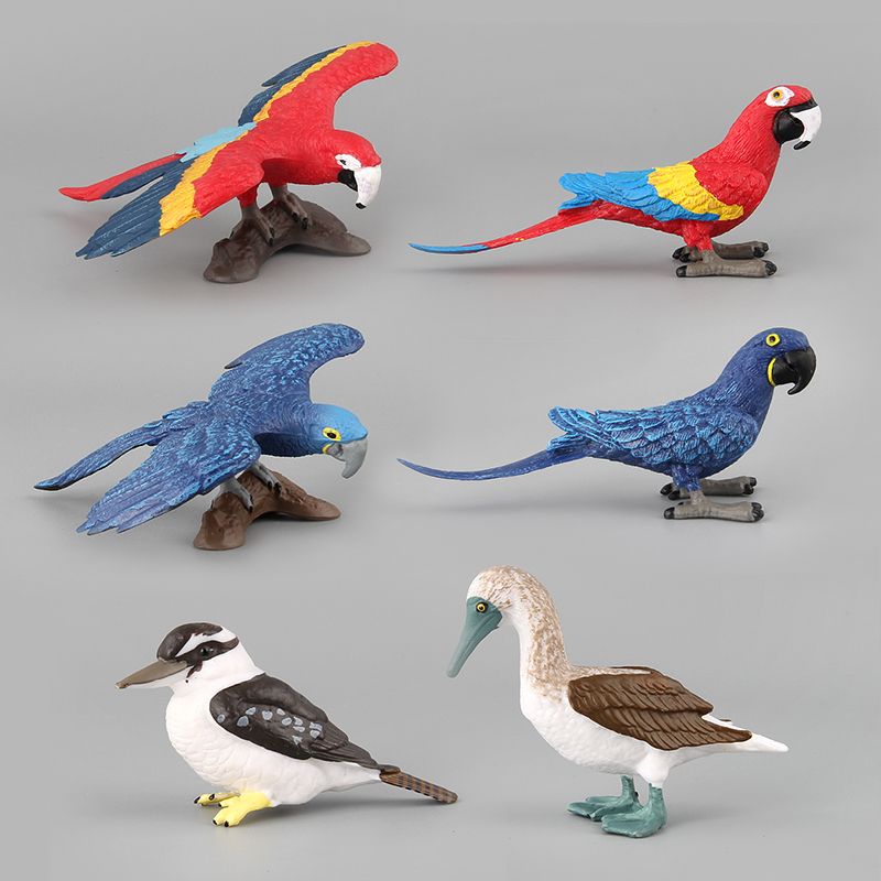 2020 Plastic Flying Bird Toy Action Figure Wild Zoo PVC Animal Model