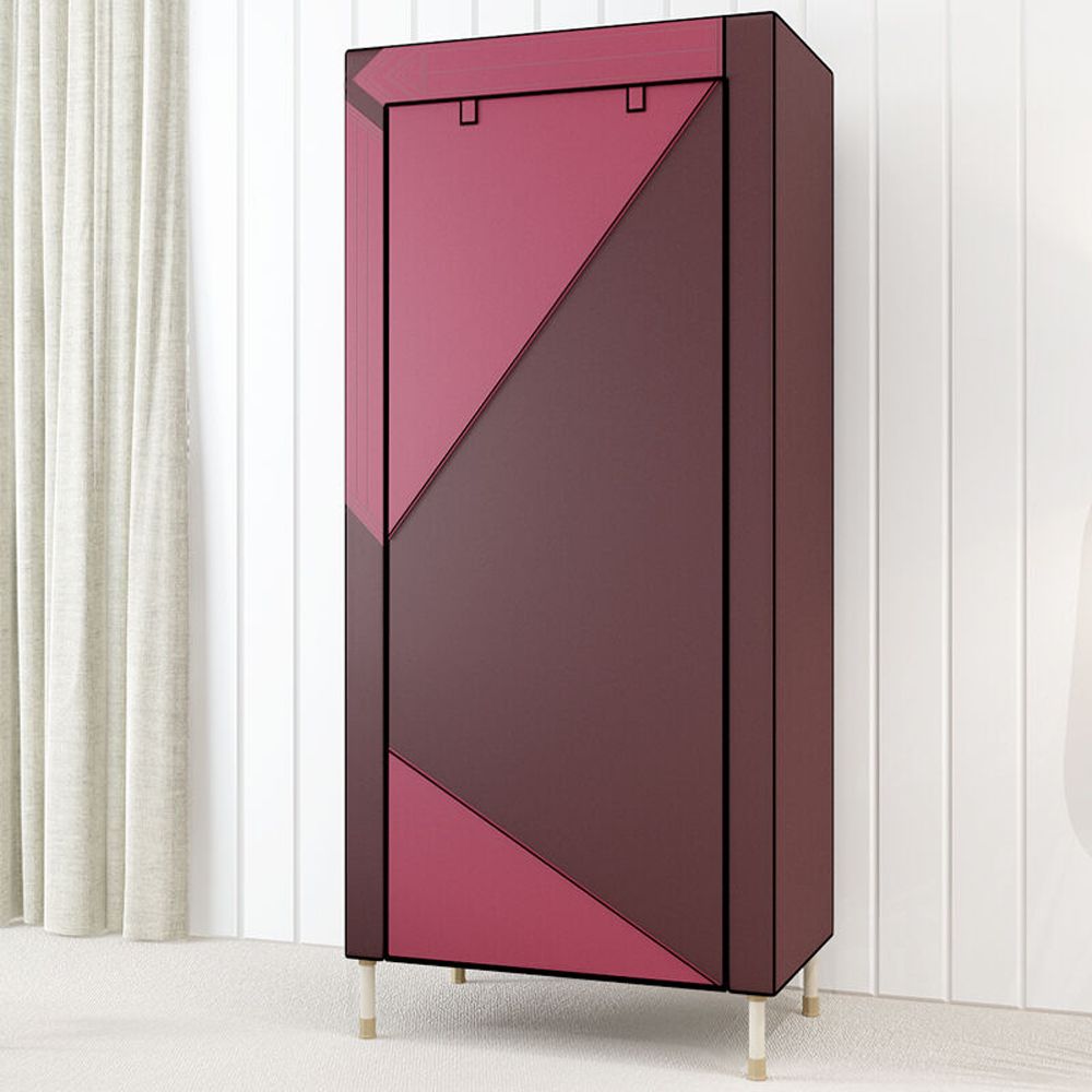 2018 Hhaini Portable Closet Storage Organizer Clothes Wardrobe Shoe 2018 Hhaini Portable Closet Storage Organizer Clothes Wardrobe Shoe Rack Overstriking Single Garment Armoire Cabinet From Bestangel 104 02 Dhgate Com