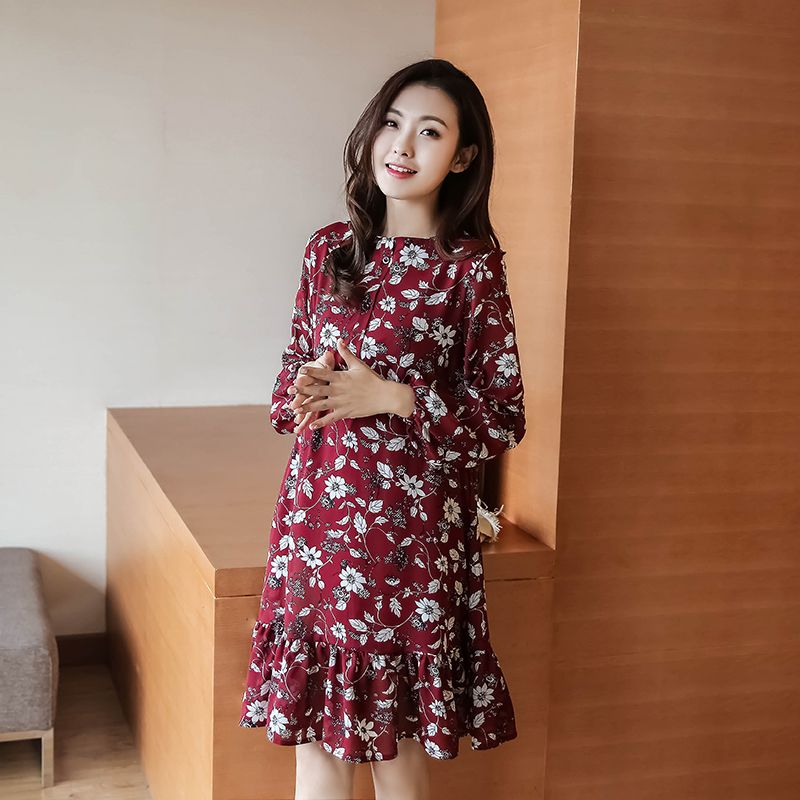 2018 Floral Printed Chiffon Maternity Dress Spring Slim Waist Fashion Clothes For Pregnant Women Style Pregnancy Clothing From Mingway Dhgate 2018 Floral Printed Chiffon Maternity Dress Spring Slim Waist Fashion Clothes For Pregnant Women Style Pregnancy Clothing From Mingway Dhgate